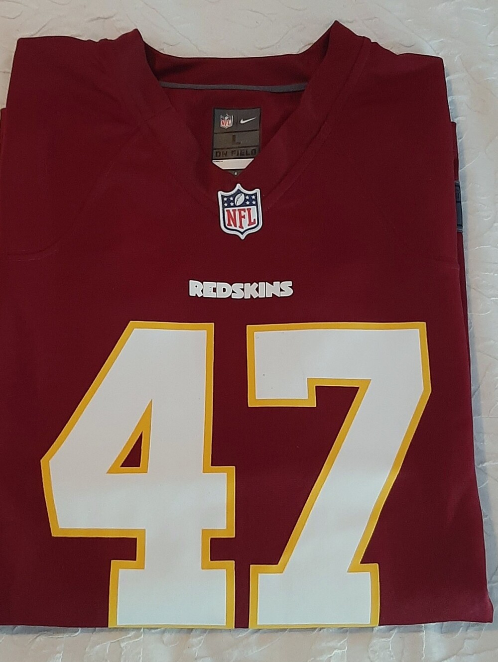Nike NFL On Field Washington Redskins #47 Chris Cooley Jersey